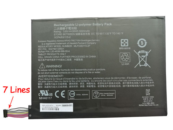 HP 789609-001 accu