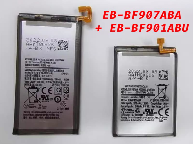 SAMSUNG EB-BF907ABA+EB-BF901ABU accu