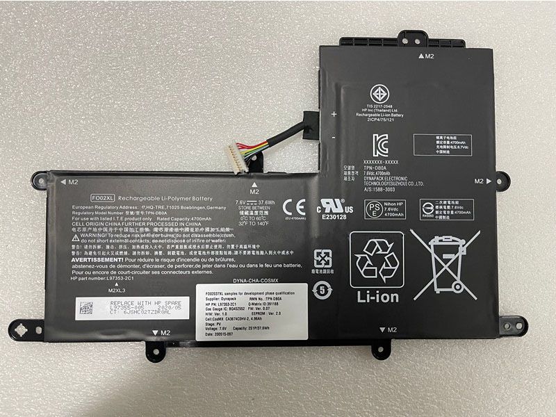 HP FO02XL accu