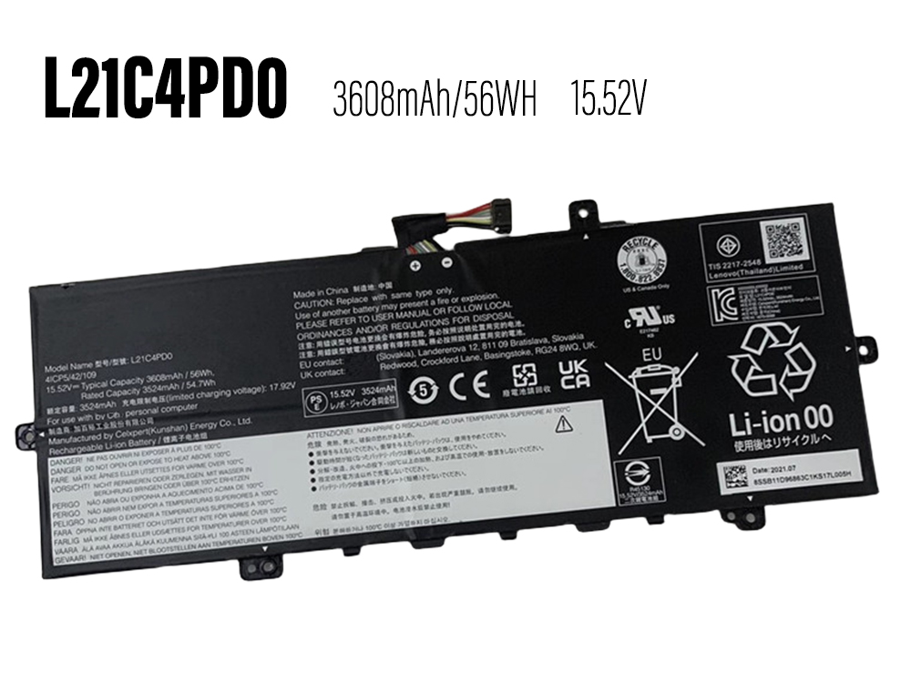 Lenovo L21C4PD0 accu